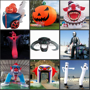 <span class=keywords><strong>Ballon</strong></span> <span class=keywords><strong>gonflable</strong></span> de squelette <span class=keywords><strong>humain</strong></span> de décoration de fête d'halloween pour l'affichage, annonçant de grands ballons gonflables de crâne à vendre - Product Image 5