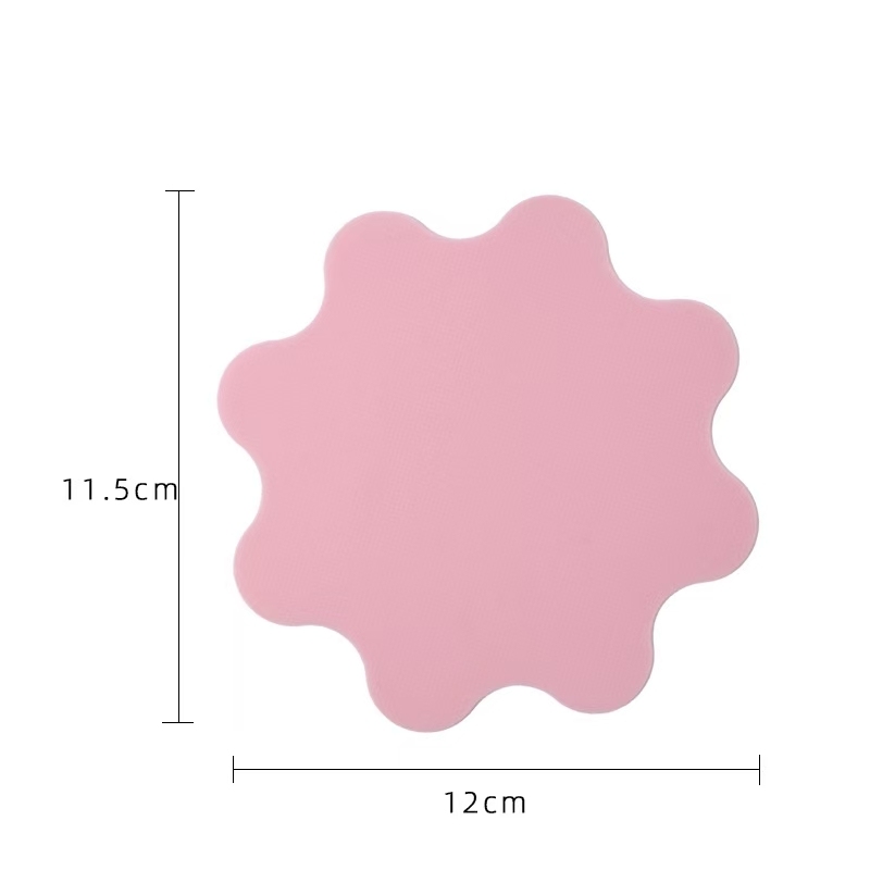 Forme de fleur rose