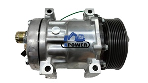 Nouvelles pièces de machines de construction XPower SD7H15 Compresseur de climatisation 8500795 pour chargeuse sur pneus 621E/F/G 721D/E/F/G - Product Image 2