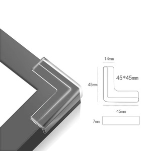 Protection d'angle transparente en forme de L, écologique et économique, avec adhésif 3M pour la protection des bords de meubles et la sécurité des bébés - Product Image 2