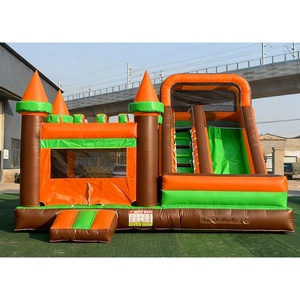 2026 New Commercial Wholesale Durable inflatable <b>castle</b> combo with water slide or dry slide for rental - Product Image 1