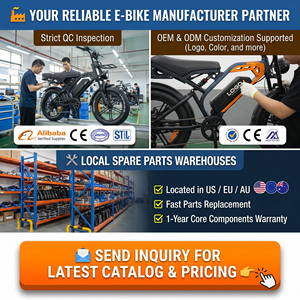 QMWHEEL OEM ODM 20 Inch Fat Tire Electric <b>Bicycle</b> Adult Off Road City E-bike With US EU Australia Overseas Warehouse - Product Image 5