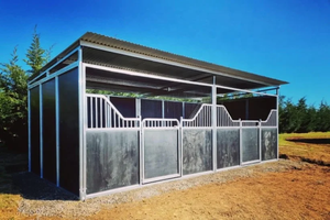 Avrupa tarzı hareketli at barınak hızlı kurulum açık kullanım için prefabrik at ahır - Product Image 4