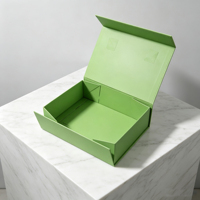 Individuelles Logo Faltbare Schuhbox Magnetische Klappbare Kartonverpackung Luxuriöse Faltbare Geschenkbox mit Griff