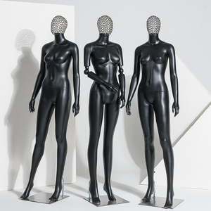 Maniquí femenino <span class=keywords><strong>de</strong></span> <span class=keywords><strong>alambre</strong></span> <span class=keywords><strong>de</strong></span> Metal <span class=keywords><strong>de</strong></span> cuerpo completo <span class=keywords><strong>de</strong></span> plástico negro mate al por mayor <span class=keywords><strong>para</strong></span> exhibición <span class=keywords><strong>de</strong></span> <span class=keywords><strong>ropa</strong></span> - Product Image 3