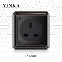 YINKA au nom de l'expédition prise ue panneau en alliage de Zinc interrupteur métallique de luxe prix de gros amérique du sud moyen-orient