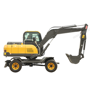 Trung Quốc <span class=keywords><strong>8T</strong></span> Vườn Nhỏ <span class=keywords><strong>Mini</strong></span> Wheel Máy Xúc Trên Bán - Product Image 5