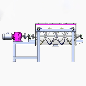 Mezclador de cinta helicoidal doble Mezclador de cinta horizontal Mezclador de cinta 400 Kg para polvo - Product Image 3