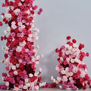 Premium <b>Silk</b> <b>Flower</b> Arch Wedding Floral Decor For Ceremony And Reception Backdrop - Product Image 4