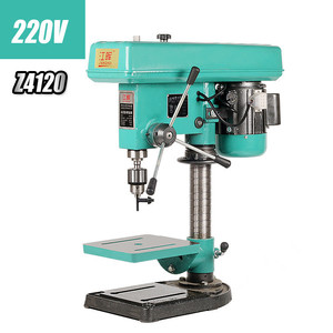 Jianghui Z4120 <b>Bench</b> Drill 220V 750W Single Axis <b>Metal</b> Drilling Machine With 335x335mm Table For Workshop Use - Product Image 1