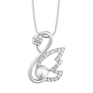 Heart Pendant Necklace Packaging Crafted 925 Zircon Chain Silver Competitive Price Round Beads Luxury Print On Demand Necklace