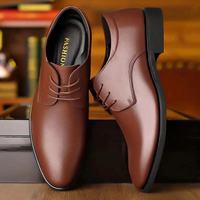 Neue Herren-Lederschuhe Business Casual Herrenschuhe im englischen Stil Formelle Schuhe 866