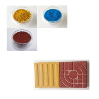 Poudre de fer inorganique de 15 ml, oxyde de béton, couleur rouge, pour carreaux
