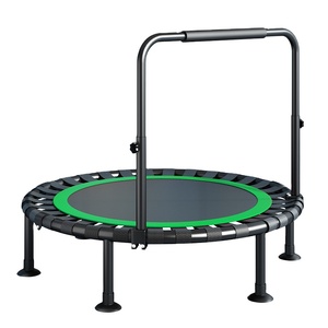 Aoxu 40 \ "xách tay & có thể gập lại trong nhà Trampoline Mini rebounder với có thể điều chỉnh lan can tập thể dục cơ thể tập thể dục cho trẻ em OEM/ODM - Product Image 1