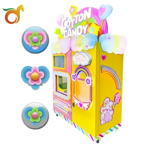 Exklusive Einstellung der Feuchtigkeit erkennung Made Floss Vending Cotton Candy Machine Automatisch in China