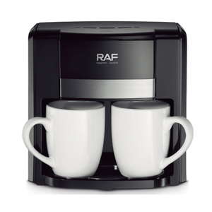 เครื่องชงกาแฟแบบหยดอเนกประสงค์ RAF Wholesale Customized LOGO Mini 2 ถ้วย 420 มล. พร้อมแผ่นทำความร้อน RAF Wholesale Customi - Product Image 6