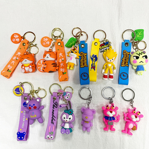 Usine personnalisée 2d/3d Logo <span class=keywords><strong>porte</strong></span>-clés en caoutchouc Logo autre PVC <span class=keywords><strong>porte</strong></span>-clés en silicone pour cadeaux de promotion - Product Image 4