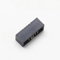 Simple Double Rangée Pas 1.27mm Hauteur 4.9mm 5.5mm Positions 06-100Pins JTAG Socket Simple Horn Black Box Header SMT Connector