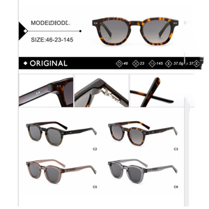 Logotipo personalizado Nuevo modelo <span class=keywords><strong>Lentes</strong></span> polarizadas <span class=keywords><strong>de</strong></span> sombra <span class=keywords><strong>de</strong></span> acetato Redondo Simple UV400 Gafas <span class=keywords><strong>de</strong></span> <span class=keywords><strong>sol</strong></span> decorativas Monturas Gafas <span class=keywords><strong>De</strong></span> <span class=keywords><strong>Sol</strong></span> - Product Image 6