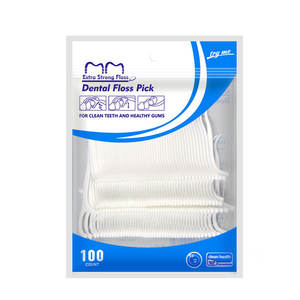 Fil dentaire jetable à haute résistance, ultra-fin, cure-dents, en vrac, 100 pièces par sachet, pour l'exportation transfrontalière - Product Image 5