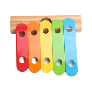 Juguete Educativo <span class=keywords><strong>de</strong></span> <span class=keywords><strong>Piano</strong></span> con Campanas <span class=keywords><strong>de</strong></span> Viento, Instrumentos Musicales, <span class=keywords><strong>Notas</strong></span> en Placa Metálica, Juego <span class=keywords><strong>de</strong></span> 5 Piezas - Product Image 4