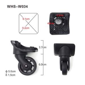 <span class=keywords><strong>Ruedas</strong></span> para maletas <span class=keywords><strong>Samsonite</strong></span>, 50x15mm, epair, uitcase, colocación para Heel amsonite 75T 86 A98 Luggage Heel - Product Image 2