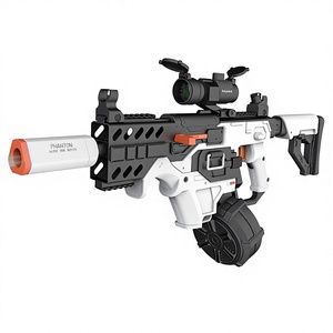 Pistola Elettrica Automatica Spara Proiettili Morbidi, Gioco di Tiro Victor, Lanciatore di Gel Jet, Giocattolo da Combattimento <span class=keywords><strong>per</strong></span> Esterni <span class=keywords><strong>per</strong></span> <span class=keywords><strong>Ragazzi</strong></span>, in Plastica - Product Image 1