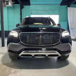 Kit de carrocería completo directo de fábrica para <span class=keywords><strong>Mercedes</strong></span> Benz <span class=keywords><strong>GLS</strong></span> <span class=keywords><strong>X167</strong></span> actualizado a difusor de rejilla de parachoques trasero delantero estilo MAYBACH - Product Image 2