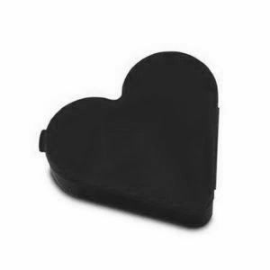 Elegante estuche de almacenamiento de pastillas en forma de corazón de plástico PP multiespaciado conveniente práctico organizador de logotipo personalizable fábrica - Product Image 4