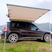 Auvent de toit pour voiture, tente latérale, auvent d'été, toile Oxford imperméable, annexe de haute qualité, camping en autonomie, arbor unique