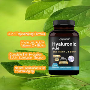 Complément alimentaire à l'acide hyaluronique 240 capsules avec biotine 5000 mcg vitamine C 25 mg 3 en 1 soutien à la peau, à la lubrification des articulations, à la santé des cheveux <span class=keywords><strong>et</strong></span> des yeux - Product Image 5