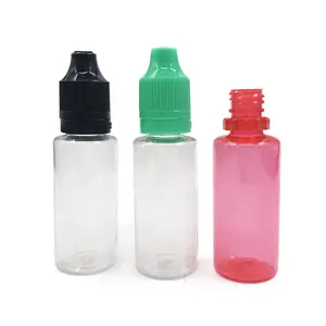 20ml di plastica vuota spremibile bottiglie contagocce cadere flaconi contagocce liquido spina può rimovibile il labbro Ca Ca