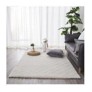 <span class=keywords><strong>Tapis</strong></span> à poils longs en peluche fantaisie et à prix abordables en polyester fait à la main, <span class=keywords><strong>tapis</strong></span> à poils longs en fourrure de lapin - Product Image 3