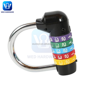 <span class=keywords><strong>Cadenas</strong></span> mécanique de <span class=keywords><strong>sécurité</strong></span> sans clé <span class=keywords><strong>à</strong></span> combinaison <span class=keywords><strong>à</strong></span> 4 lettres, corps en alliage de zinc, <span class=keywords><strong>code</strong></span> réinitialisable, multicolore - Product Image 5