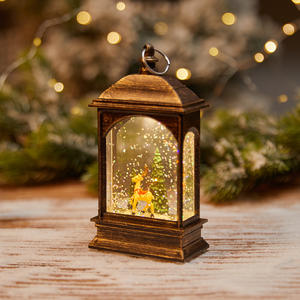 Grosir lampu LED lentera air dekorasi Natal manusia salju Elk <span class=keywords><strong>Santa</strong></span> Claus ornamen hadiah Natal - Product Image 6