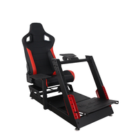 Nouveau simulateur de course professionnel avec support de jeu, volant et sièges pour jeux de voiture à vendre