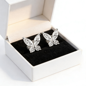Pendientes de Aro con Diamantes Cultivados en Laboratorio de 0.68ct, Chapados en Oro de 14K, Certificados por IGI, de Lujo, Unisex, para Bodas y Fiestas, Calidad VS - Product Image 3