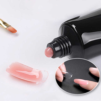 Fournisseur de gel poly acrylique personnalisé OEM, étiquette privée professionnelle, 24 couleurs, échantillons gratuits, gel UV polygel pour extension d'ongles