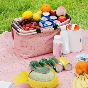Sac de pique-nique isotherme créatif personnalisé avec fermeture éclair, idéal pour la conservation des aliments, vente en gros usine - Product Image 3