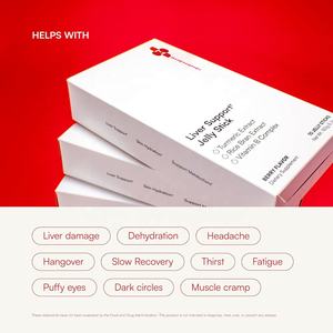 Resaca Jelly Stick Soporte para el hígado Jelly Stick Extracto de cúrcuma Complejo de vitamina <span class=keywords><strong>B</strong></span> Mejor mañana después de beber - Product Image 3