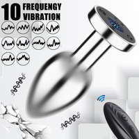 Best-seller - Vibromasseur anal télécommandé - Stimulation de la prostate - Vibromasseur anal de grande taille - Jouet sexuel anal pour homme et femme