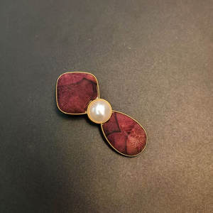 Griffes de cheveux en brocart de <span class=keywords><strong>chanson</strong></span> faites à la main pinces à cheveux en brocart de <span class=keywords><strong>chanson</strong></span> vintage accessoires élégants pour cadeaux - Product Image 2