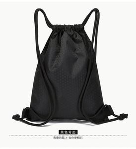 Custom Logo Nylon Draw String Recycled Waterproof 210D Polyester <b>Drawstring</b> Shopping Bag Sport Promotion <b>Backpack</b> - Product Image 3