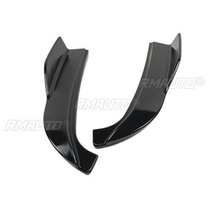 Para Jeep Grand Cherokee SRT SRT8 WK2 2011-2022, un par de protectores laterales del parachoques trasero, difusores, alerones, labio de alerón, negro brillante - Product Image 3