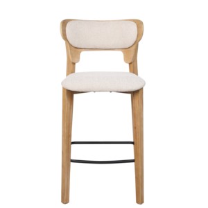 Hiện đại truy cập chiều cao xoay thanh phân bọc vải Gỗ lưng chân ăn ngoài trời phòng khách phòng ngủ ổn định bền - Product Image 2