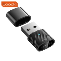 Toocki Adaptateur Carplay sans fil 5.3 à faible latence Adaptateur audio à indicateur intelligent pour câbles et casques audio auxiliaires