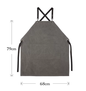 <span class=keywords><strong>Tablier</strong></span> de barista en toile épaisse, logo <span class=keywords><strong>personnalisé</strong></span>, restaurant de thé au lait, <span class=keywords><strong>boulangerie</strong></span>, manucure, tabliers unisexes en toile - Product Image 1