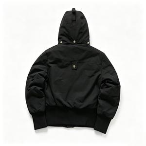 Veste d'hiver courte et ajustée pour femme, style européen, très vendue, en duvet épais et chaud avec fourrure, manteau d'hiver pour femme - Product Image 4