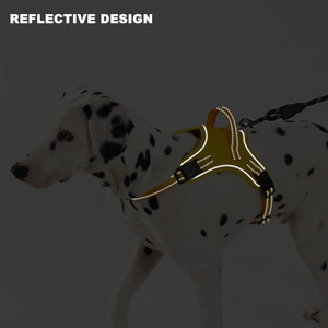 Arnés táctico para perros personalizado, ligero, sin tirones, reflectante, arnés para mascotas, arnés de entrenamiento transpirable para perros grandes - Product Image 3