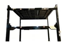 Équipement de stationnement vertical automatique à double largeur et triple empilage pour 6 voitures, à commande hydraulique
